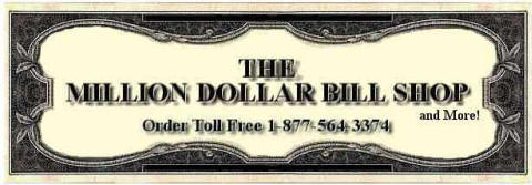 Million Dollar Bill Shop Logo